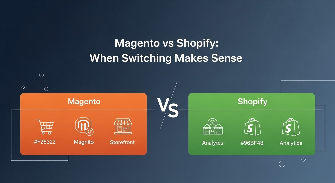 Magento vs Shopify: When Switching Makes Sense