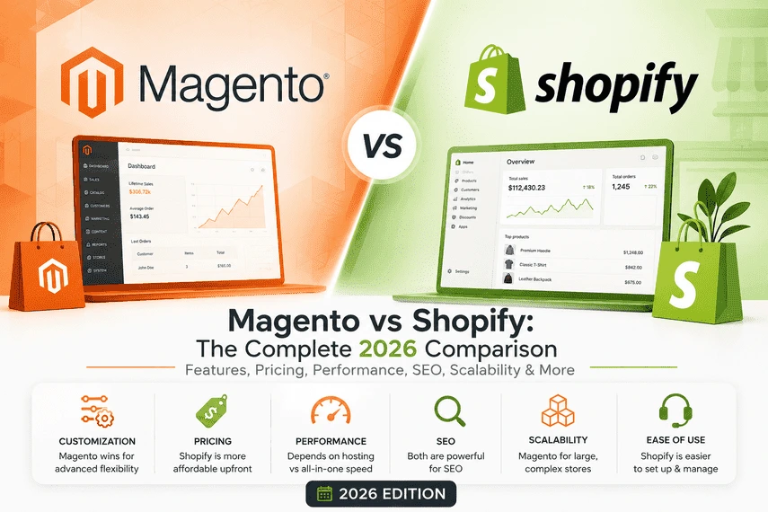 magento vs shopify optimization