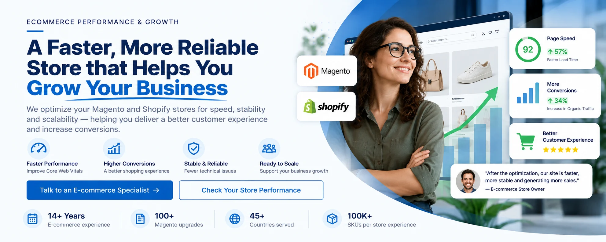 Faster E-commerce Bigger Growth